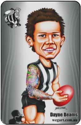 Dayne Beams Fridge Magnet FREE POST WITHIN AUSTRALIA